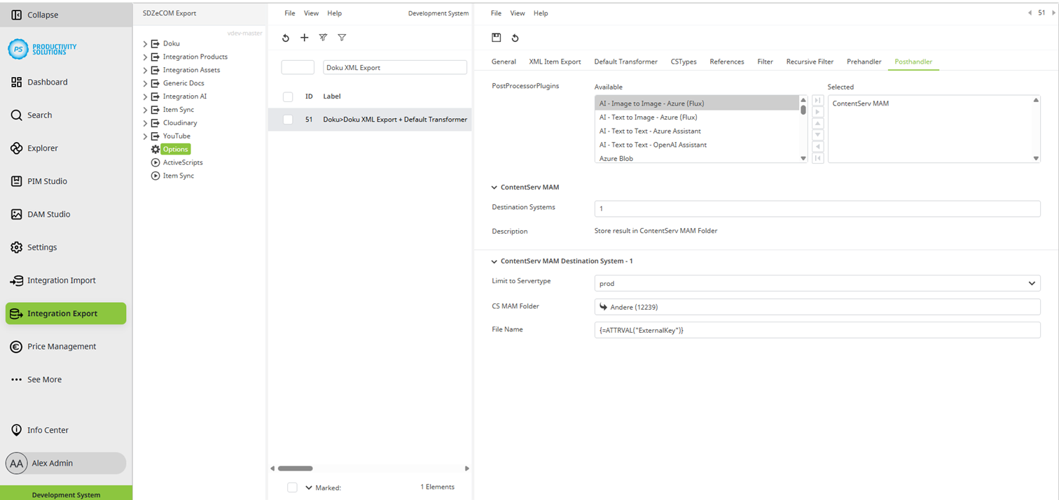 Screenshots_Integration_Exporte_Posthandler_Centric_PXM_DAM_EN.PNG