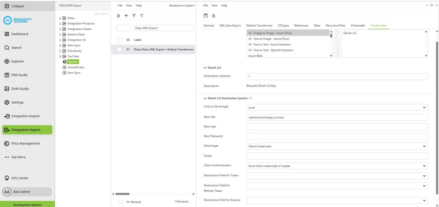 Screenshots_Integration_Exporte_Posthandler_OAuth_EN.PNG