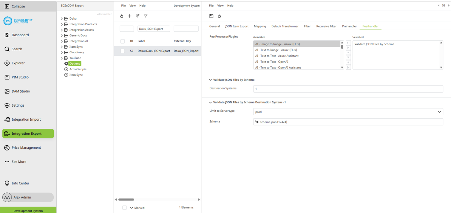 Screenshots_Integration_Exporte_Posthandler_Validate_JSON_Files_by_Schema_EN.PNG