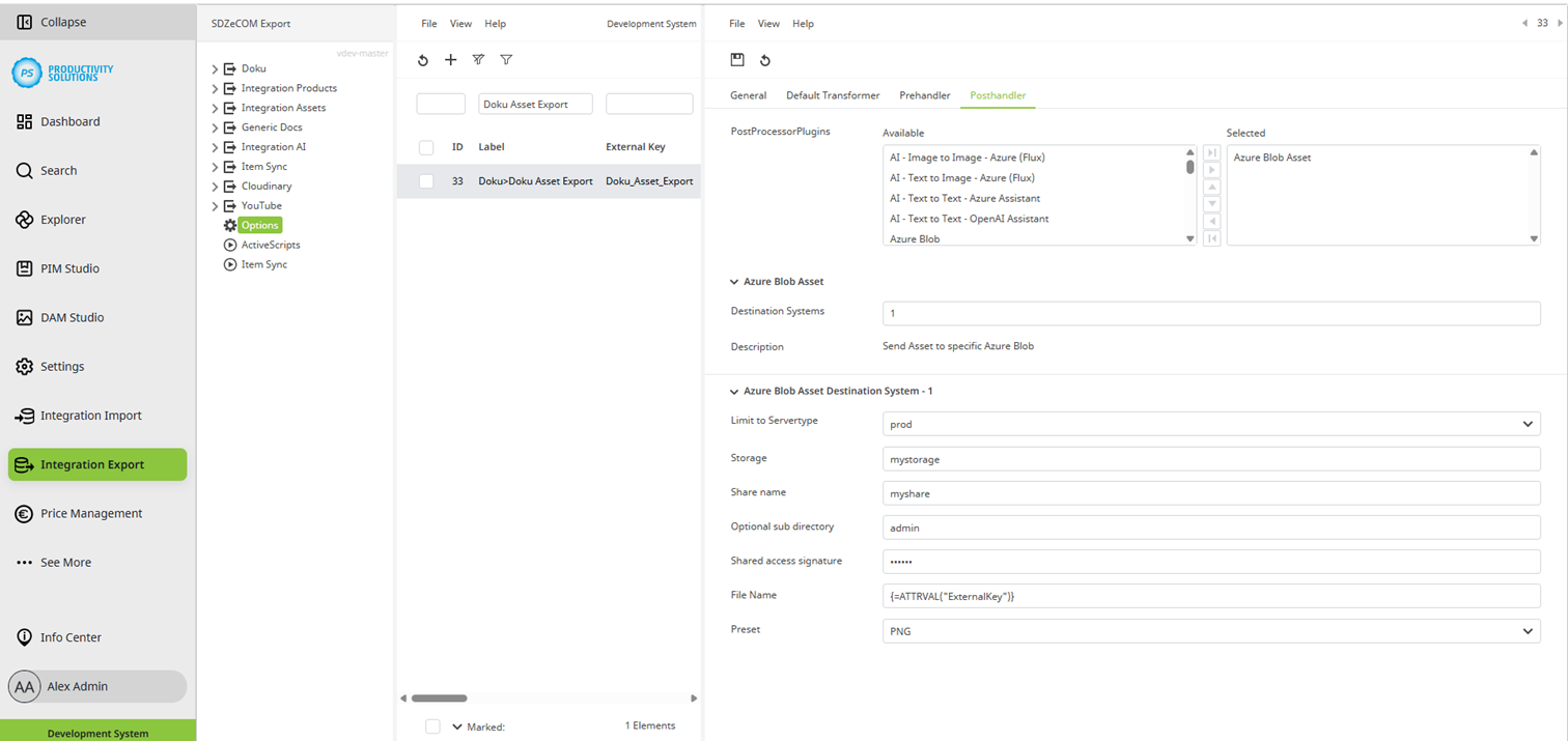 Screenshots_Integration_Exporte_Posthandler_Azure_Blob_Assets_EN.PNG