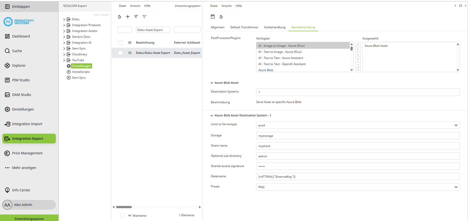 Screenshots_Integration_Exporte_Posthandler_Azure_Blob_Assets_DE.PNG