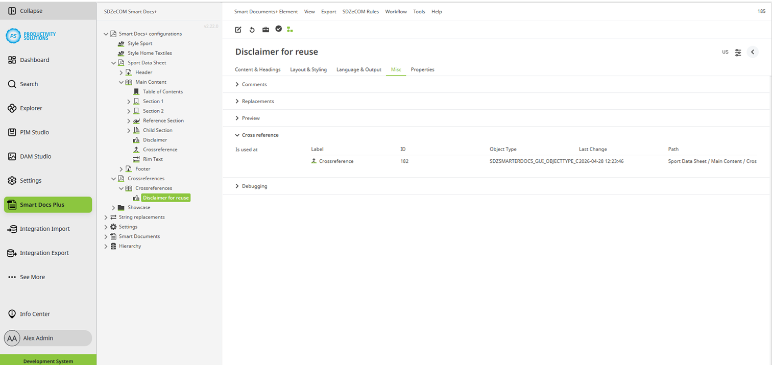 Screenshots_Smart_Docs_Plus_Konfigurationsmoeglichkeiten_Kreuzreferenz_Rueckreferenz_EN.png