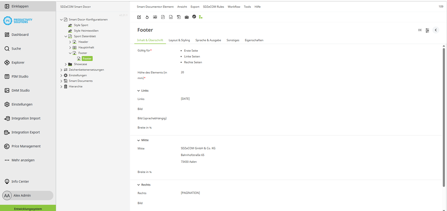 Screenshots_Smart_Docs_Plus_Konfigurationsmoeglichkeiten_Fußzeile_DE.png