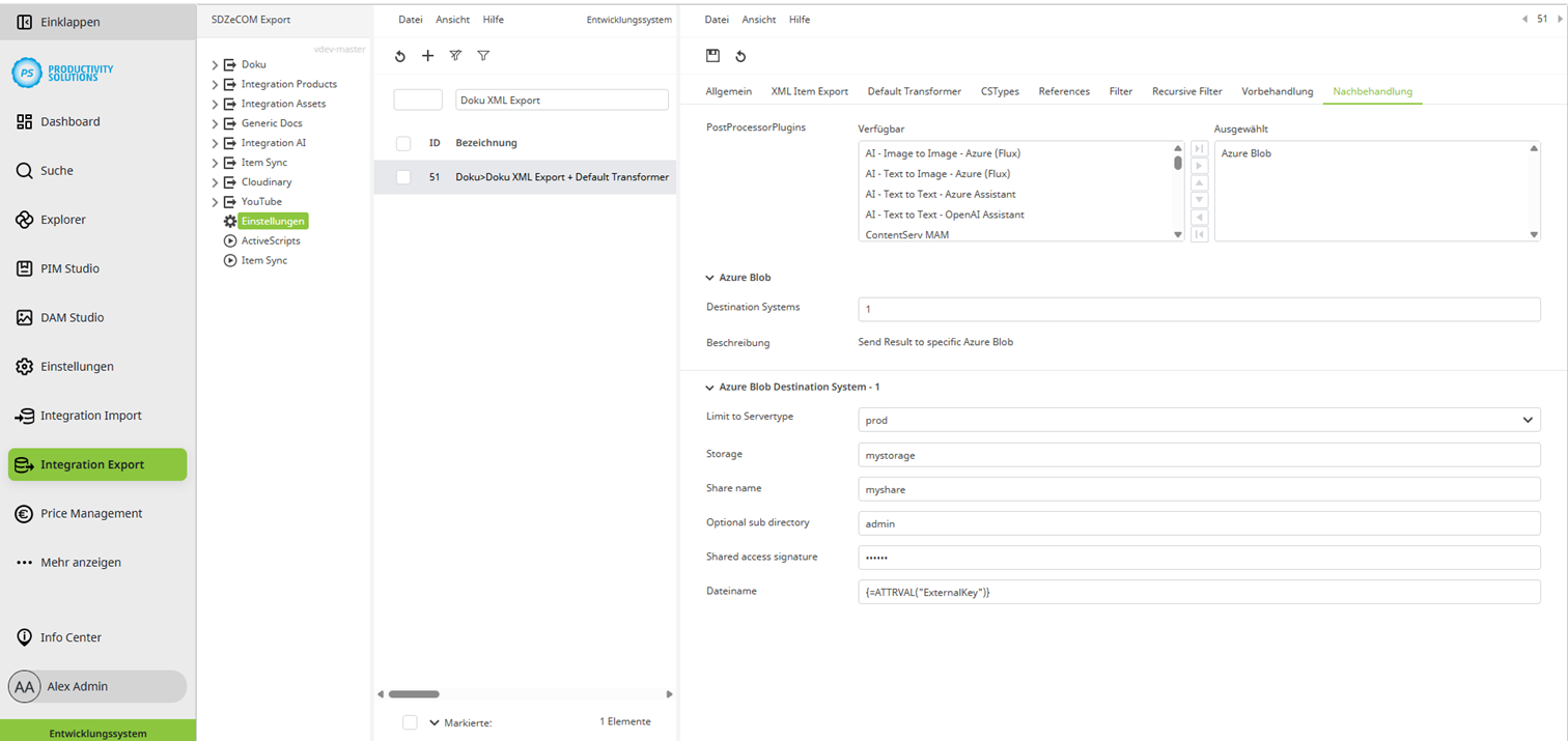Screenshots_Integration_Exporte_Posthandler_Azure_Blob_DE.PNG